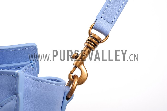 Celine Nano Luggage Light Blue