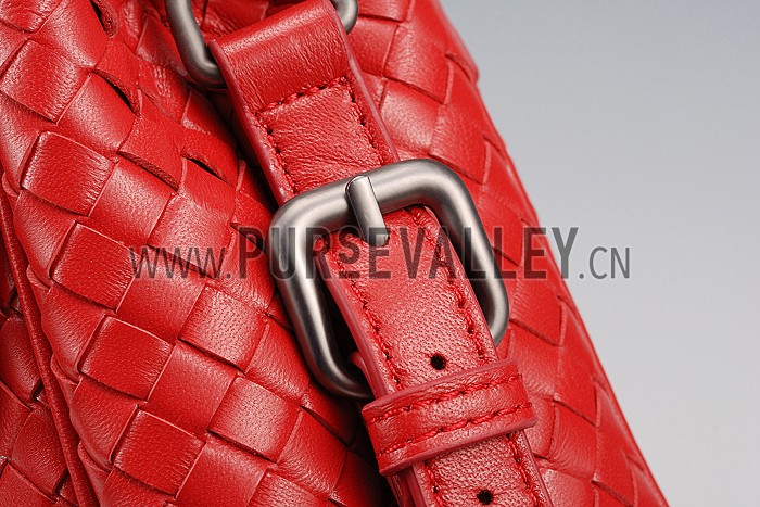 Bottega Veneta Rialto Shoulder Red Bag
