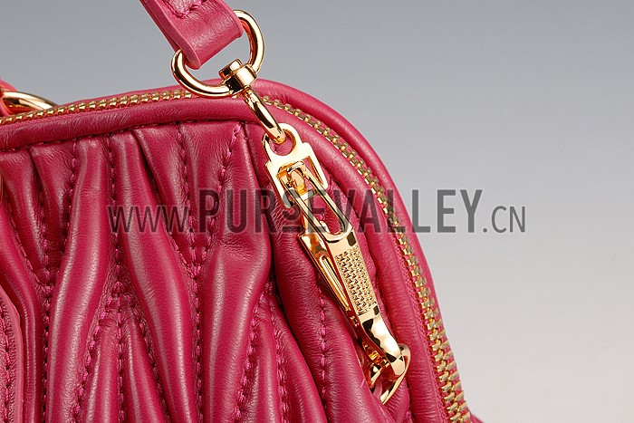 Miu Miu Matelasse Doctor Rose Pink Bag