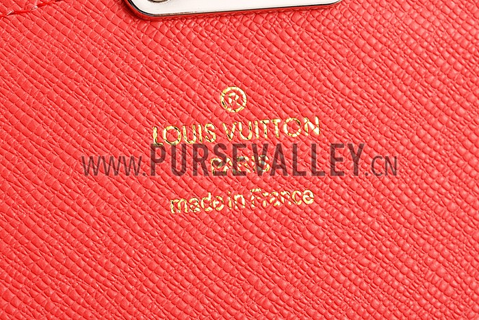 Louis Vuitton Monogram Totem Chain Wallet Flamingo