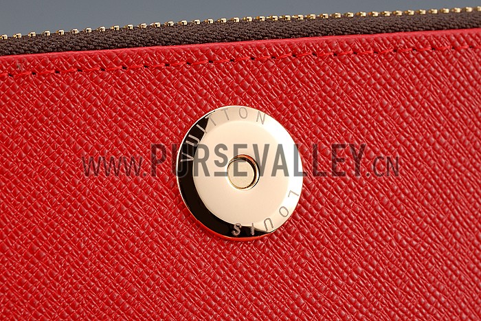 Louis Vuitton Adele Compact Wallet Red