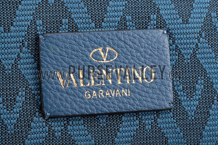 Valentino Viva Valentino Fabric Top Handle Bag Blue