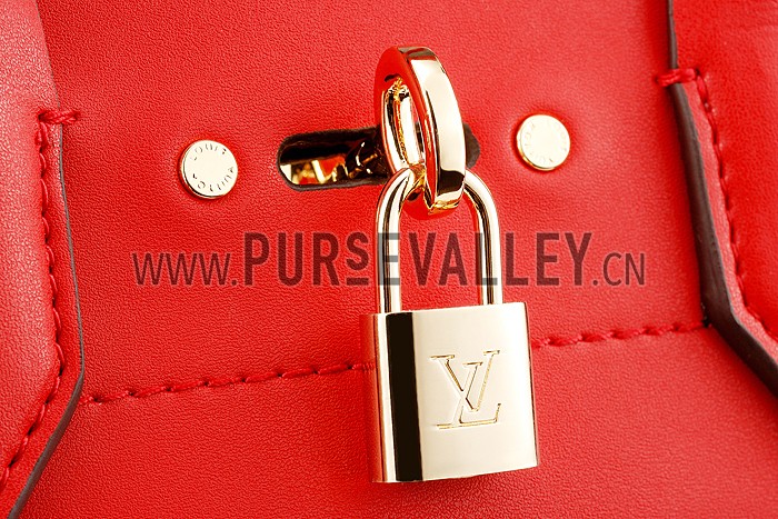 Louis Vuitton City Steamer Bag Red