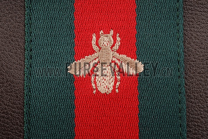 Gucci Bee Detail Brown Leather Bag