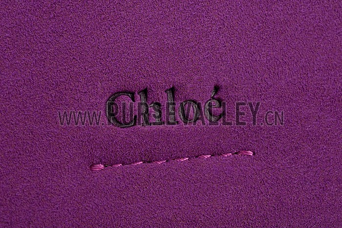 Chloe Faye Plum Shoulder Bag