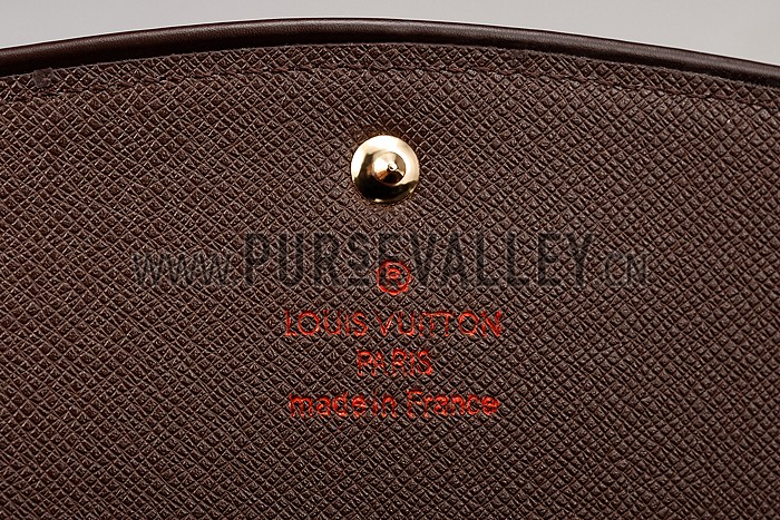 Louis Vuitton Damier Ebene Normandy Wallet Pink 18926655