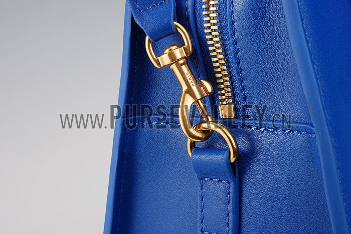 Saint Laurent Monogramme Baby Cabas Royal Blue Bag