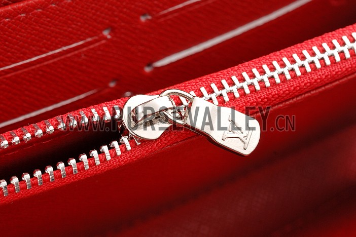 Louis Vuitton Monogram Infrarouge Zippy Wallet Red