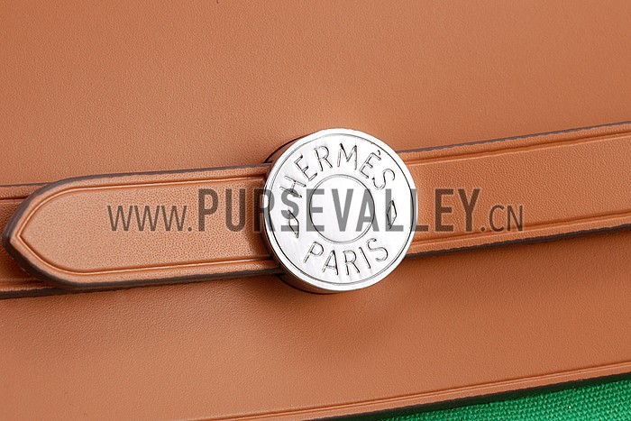 Hermes Herbag Green