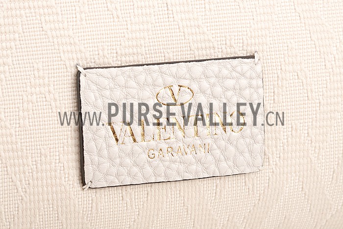 Valentino Viva Valentino Fabric Single Handle Bag White