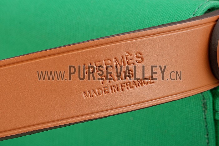 Hermes Herbag Tote Green