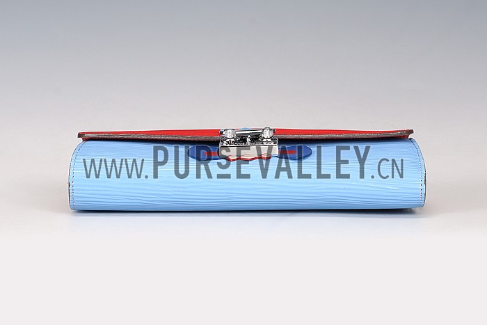 Louis Vuitton Tribal Mask Chaine Wallet Epi Red Blue