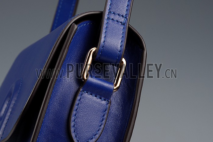 Hermes Cherche Midi Blue Bag