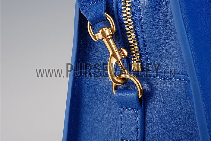 Saint Laurent Monogram Cabas Medium Royal Blue Bag