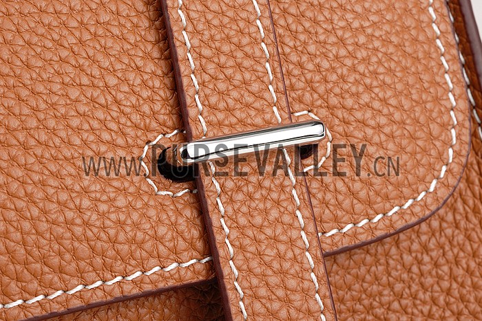 Hermes Man Messenger Large Tan Bag