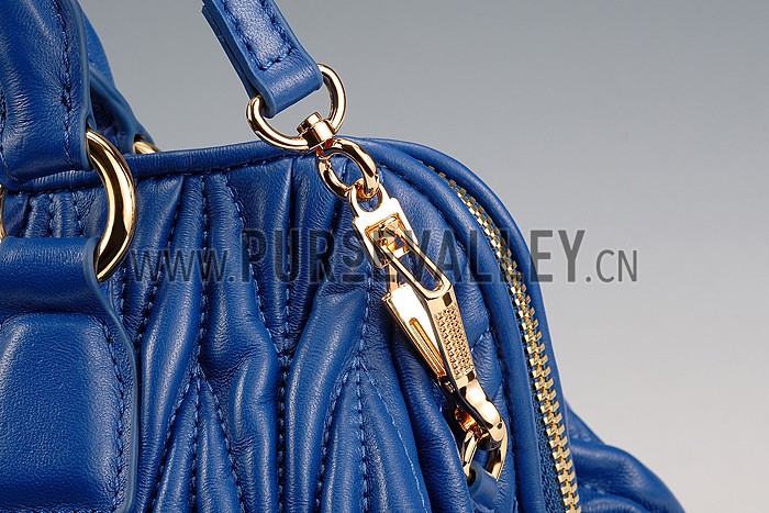 Miu Miu Matelasse Doctor Blue Bag