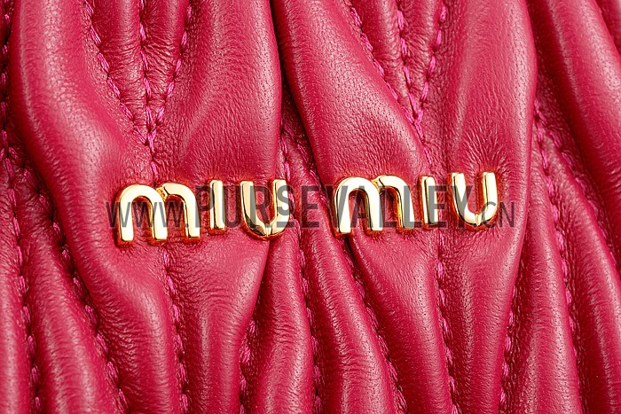 Miu Miu Matelasse Tote Rose Pink