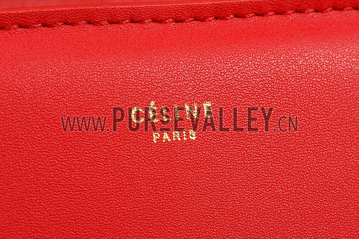 Celine Box Bag Red