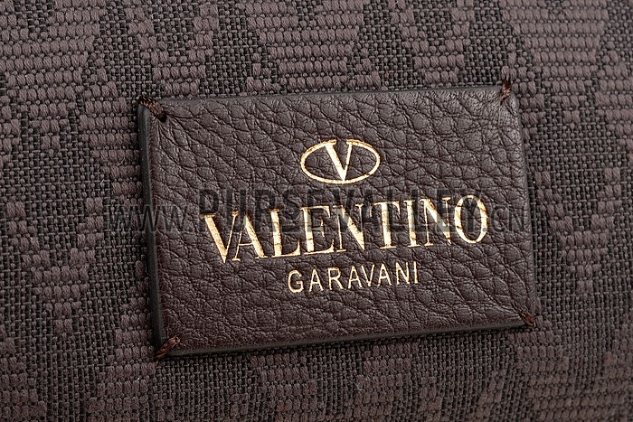 Valentino Viva Valentino Fabric Medium Tote Bag Military Green