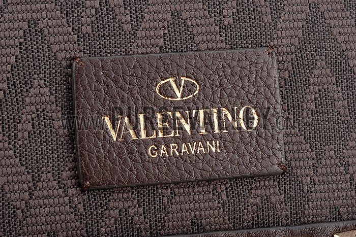 Valentino Viva Valentino Fabric Clutch Military Green
