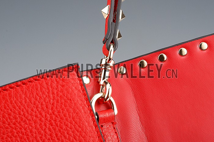 Valentino Viva Valentino Fabric Clutch Red
