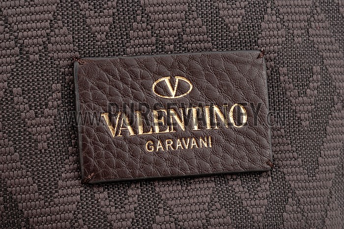 Valentino Viva Valentino Fabric Bucket Bag Military Green