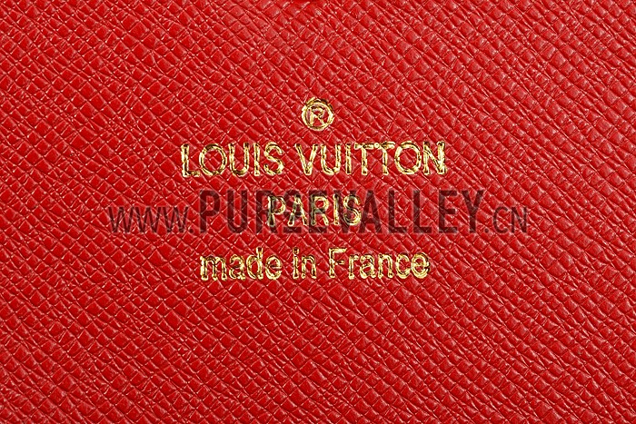 Louis Vuitton Emilie Wallet Chili Red