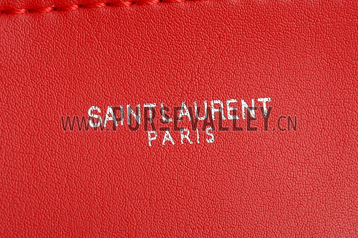 Saint Laurent Rive Gauche Medium Bag Red