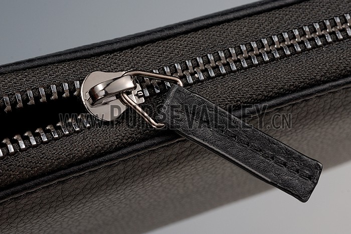 Gucci Wallet With Interlocking G Metal Detail Black