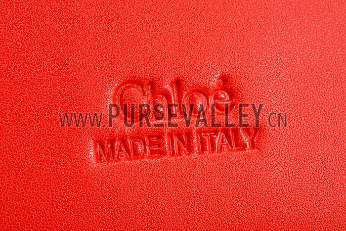 Chloe Faye Small Bag Black And Red