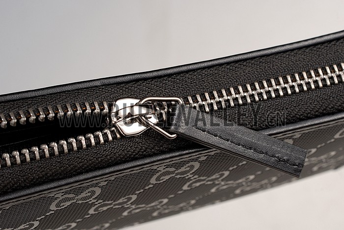 Gucci Supreme Continental Wallet Black