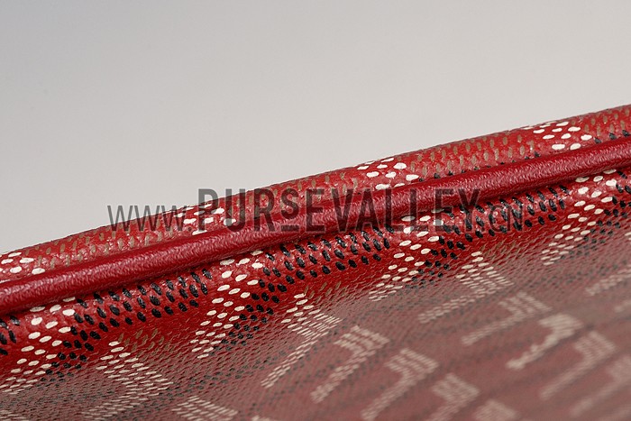 Goyard Large Pouch Dark Red
