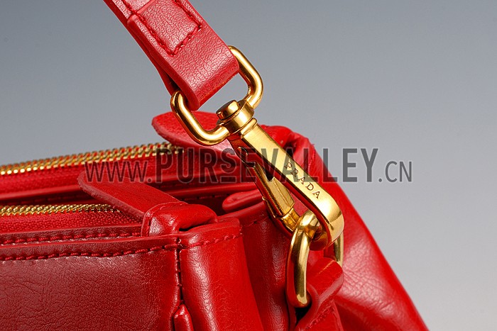 Prada Classic Satchel Red