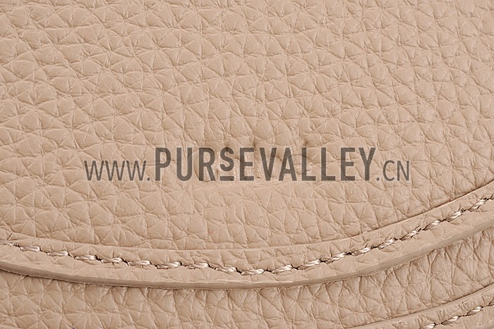 Chloe Marcie Flap Small Shoulder Bag Light Grey