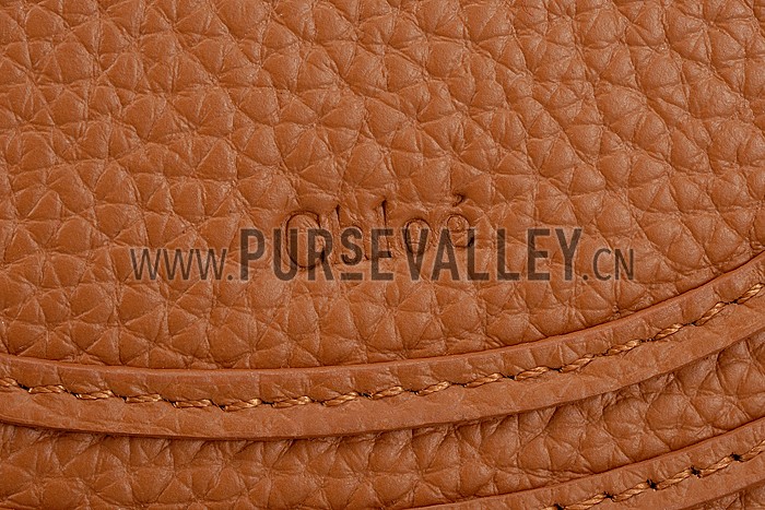 Chloe Marcie Flap Small Shoulder Bag Tan