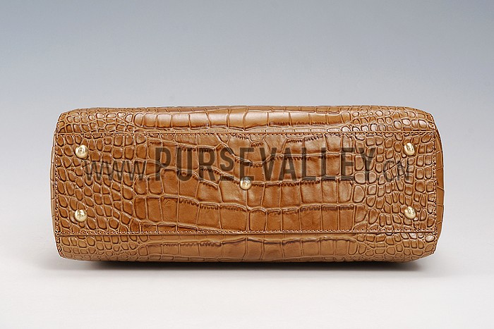 Fendi Small Peekaboo Tan Leather Bag 608303