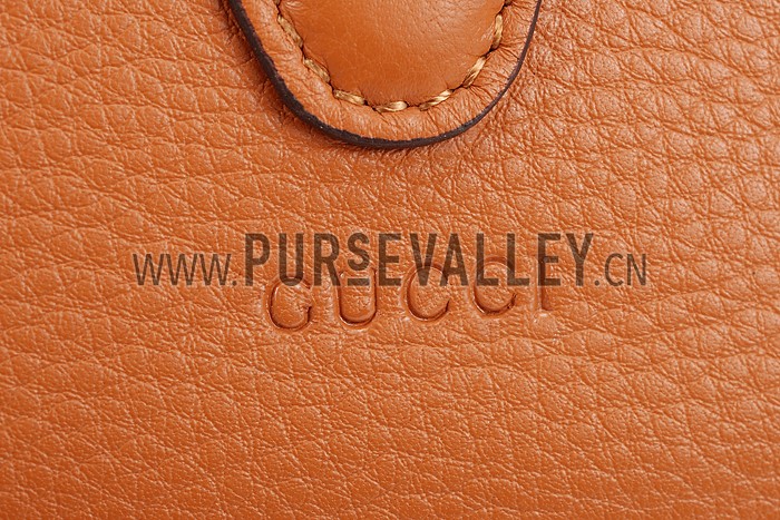 Gucci Jackie Soft Leather Hobo Brown