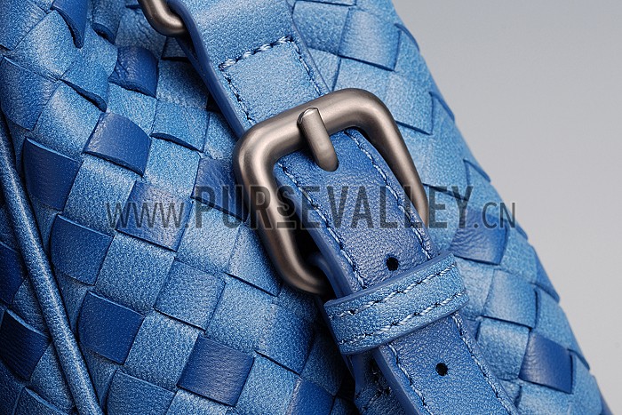 Bottega Veneta Rialto Shoulder Blue Bag
