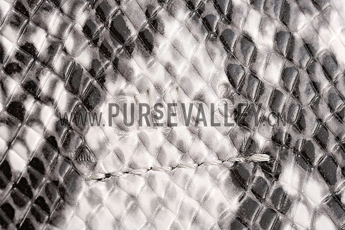 Chloe Faye Python Flap Black Shoulder Bag