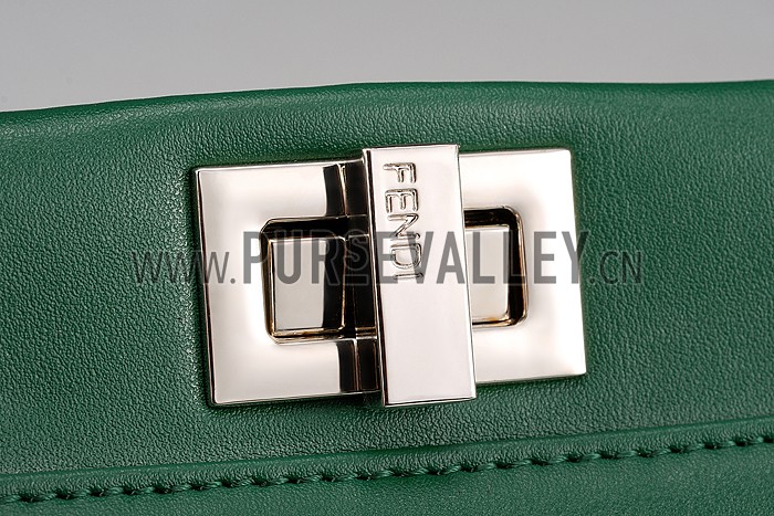 Fendi Peekaboo Mini Green Bag