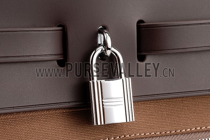 Hermes Herbag Brown