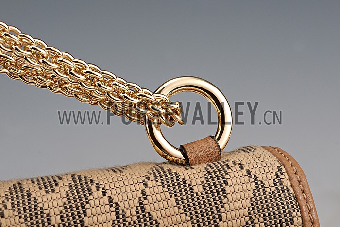 Valentino Viva Valentino Fabric Rockstud Bag Tan