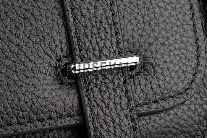 Hermes Man Messenger Large Black Bag