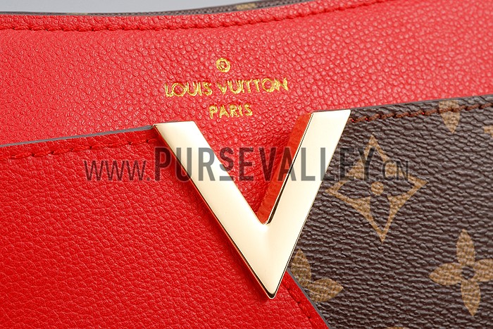 Louis Vuitton Monogram Kimono Shoulder Bag Red