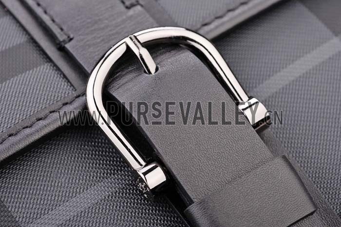 Burberry Grey Check Messenger Bag