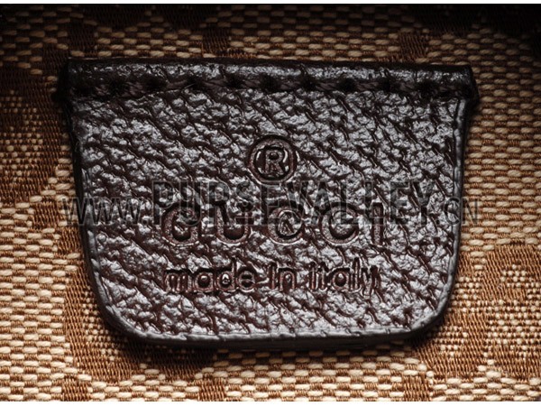 Gucci Belt Bag Brown With Web Strap