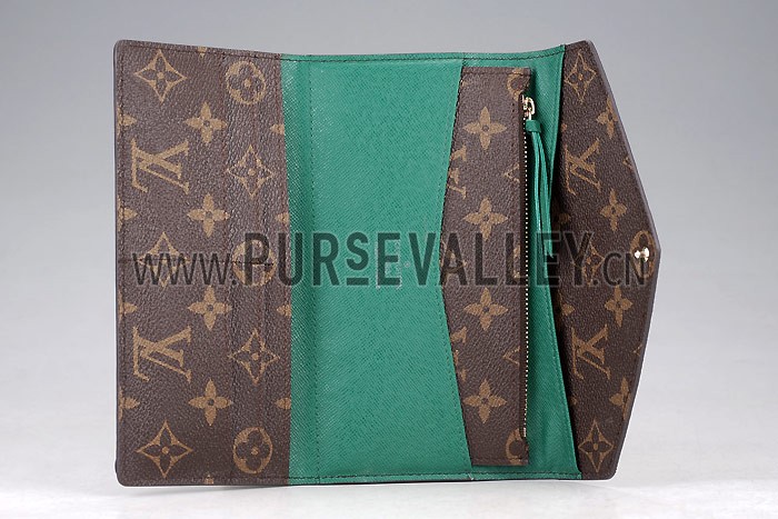 Louis Vuitton Josephine Green Wallet