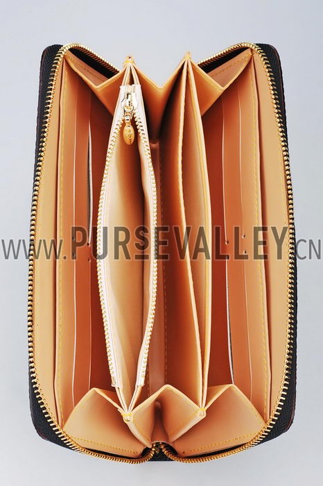 Louis Vuitton Zippy Wallet Black Murakami