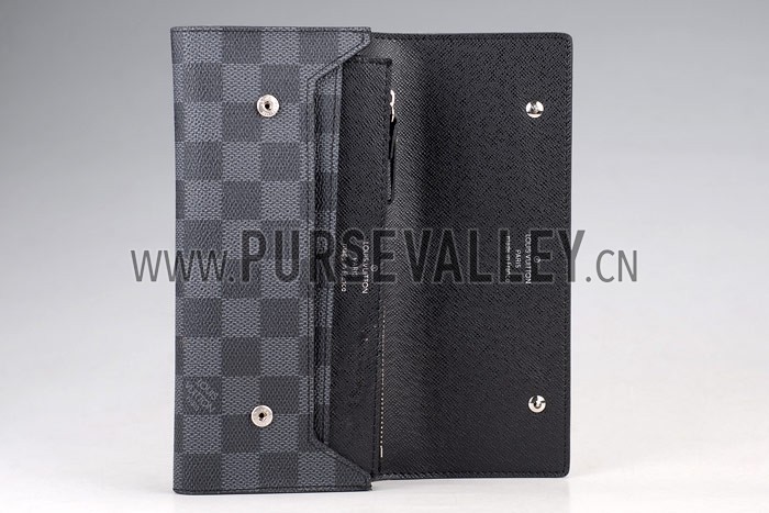 LV Adjustable Damier Graphite Wallet