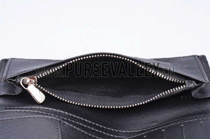 Louis Vuitton Brazza Wallet Black Epi Leather